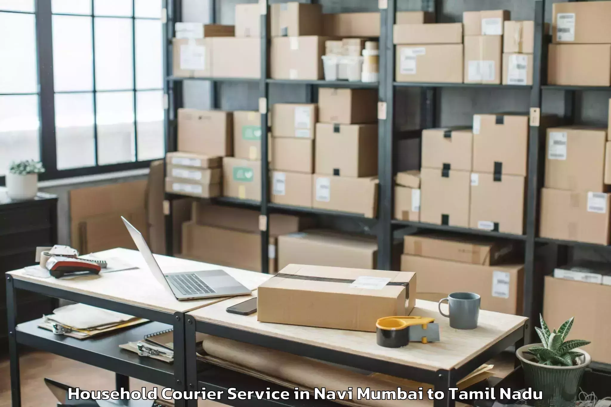 Reliable Navi Mumbai to Akaloor Household Courier